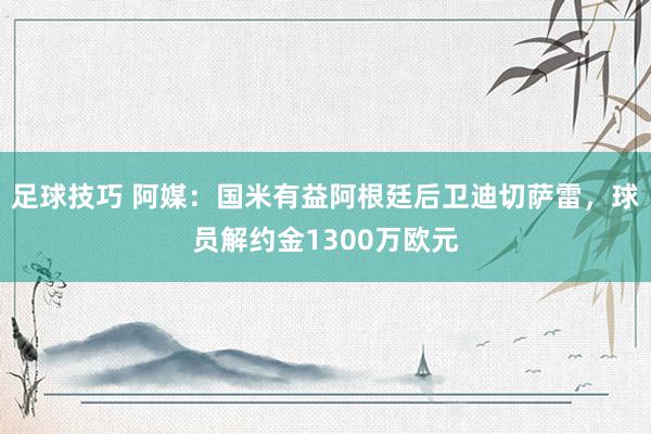 足球技巧 阿媒：国米有益阿根廷后卫迪切萨雷，球员解约金1300万欧元